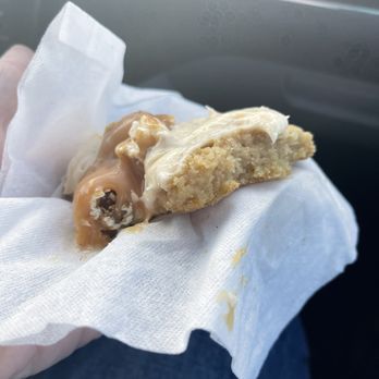 Crumbl - Appleton - Carmel Popcorn Cookie Raw - Bakeries Near Me - Appleton, Wisconsin