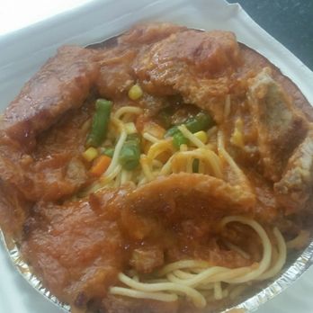 A+ Hong Kong Kitchen - Baked steak and pork spaghetti. Too salty, would not recommend. - Cantonese Near Me - Seattle, Washington A+ Hong Kong Kitchen - Baked steak and pork spaghetti. Too salty, would not recommend. - Cantonese Near Me - Seattle, Washington