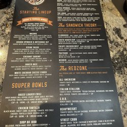 Oggie's Sports Bar - Menu