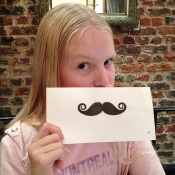 Moustache - Waiting excitedly for our dinner. - French Near Me - Paris 06, 75 Moustache - Waiting excitedly for our dinner. - French Near Me - Paris 06, 75