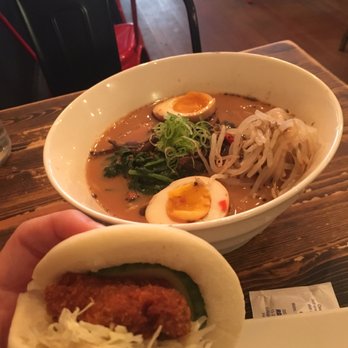 Ani Ramen House - Ani Ramen (regular menu item) and Katsu friend chicken buns (special)! - Ramen Near Me - Montclair, New Jersey Ani Ramen House - Ani Ramen (regular menu item) and Katsu friend chicken buns (special)! - Ramen Near Me - Montclair, New Jersey