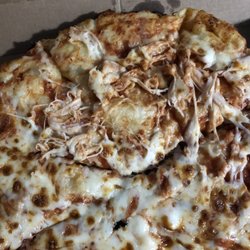 Domino's Pizza - Yup. About half my pizza. Ruined. Thanks guys.