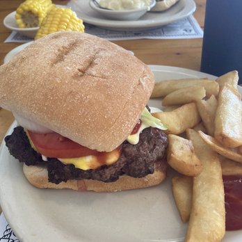 Seafood Kitchen - St. Augustine - Burger was huge and cooked perfect - Seafood Near Me - St. Augustine, Florida
