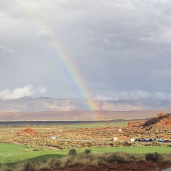 Sand Hollow Resort - Rainbow outside the lobby - Resorts Near Me - Hurricane, Utah Sand Hollow Resort - Rainbow outside the lobby - Resorts Near Me - Hurricane, Utah