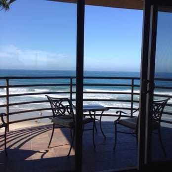 Pacific Terrace Hotel - View from the bed. - San Diego, CA