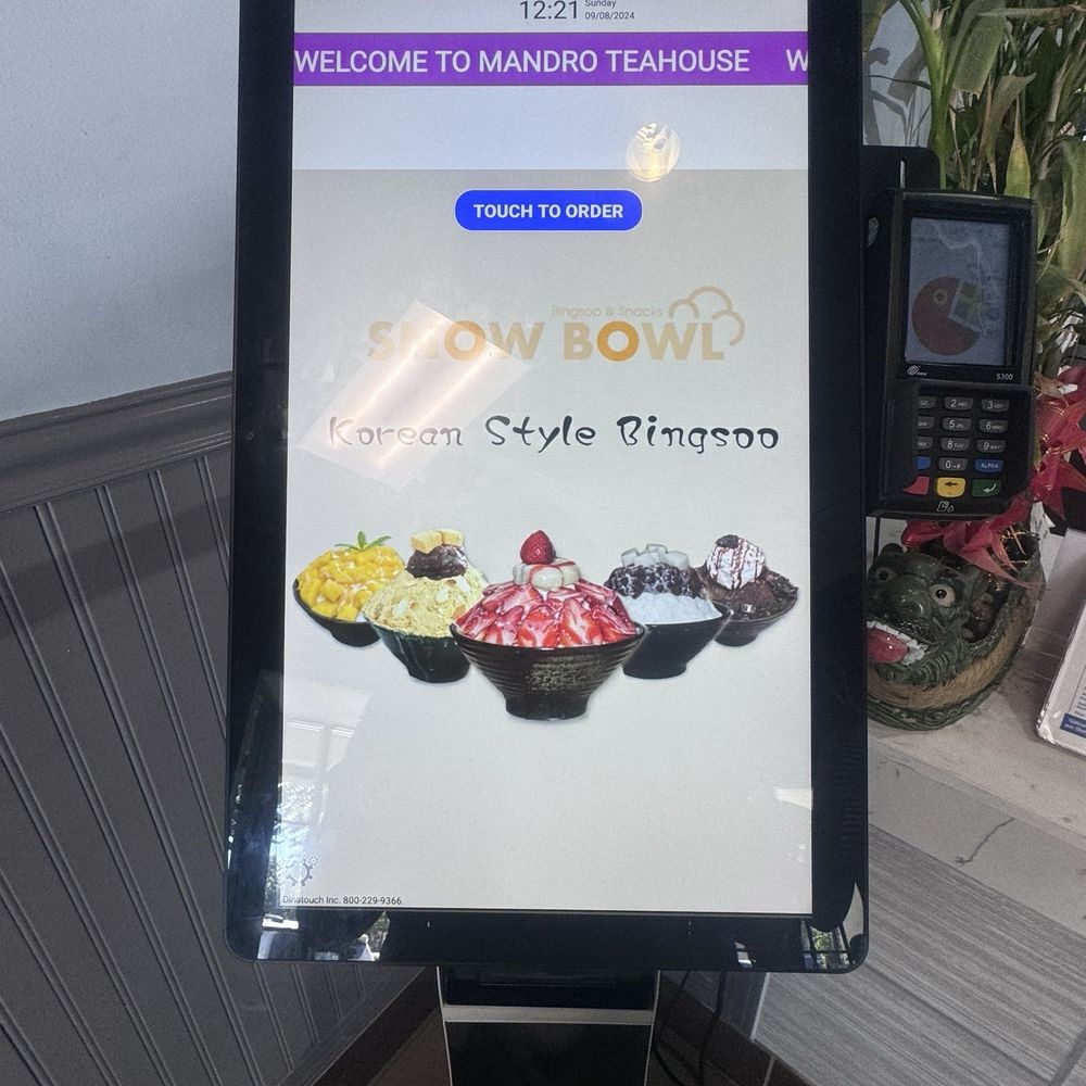 Snow Bowl - Self order kiosk - Bubble Tea Near Me - Newark, California Snow Bowl - Self order kiosk - Bubble Tea Near Me - Newark, California