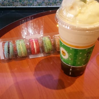 Vanitea Café - Mango peach smoothie an assorted macorons - Coffee & Tea Near Me - Chula Vista, California Vanitea Café - Mango peach smoothie an assorted macorons - Coffee & Tea Near Me - Chula Vista, California