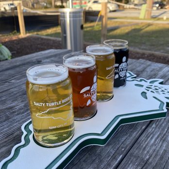 Salty Turtle Beer Company - A flight - Breweries Near Me - Surf City, North Carolina Salty Turtle Beer Company - A flight - Breweries Near Me - Surf City, North Carolina