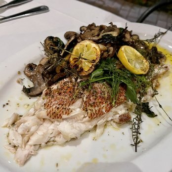 Parizade - Grilled snapper - status post table side filleting and beautiful arrangement - Mediterranean Near Me - Durham, North Carolina