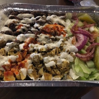 RH Happy Mediterranean Food - Combo plate (Beef Shawarma + Chicken), $7 - Mediterranean Near Me - Austin, Texas RH Happy Mediterranean Food - Combo plate (Beef Shawarma + Chicken), $7 - Mediterranean Near Me - Austin, Texas