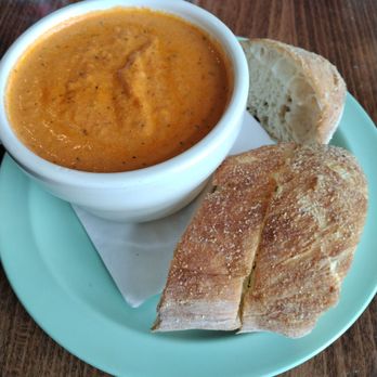 Union Pier Social - Red pepper bisque - Desserts Near Me - Union Pier, Michigan