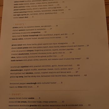 Nancy's Hustle - Main menu Fall 2023 - New American Near Me - Houston, Texas