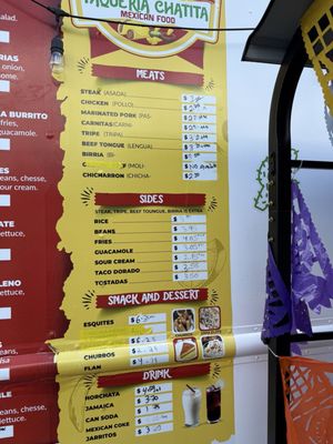 Menu photo 2 Taqueria Chatita Poulsbo, WA Menu photo 2 Taqueria Chatita Poulsbo, WA