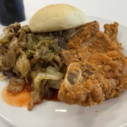 Thurgood Marshall Hall - Fried pork chops.