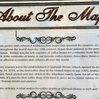 Qahwah House - Origins of coffee. Did u know there is a city called Mocha, Yemen? - Coffee & Tea Near Me - Clifton, New Jersey Qahwah House - Origins of coffee. Did u know there is a city called Mocha, Yemen? - Coffee & Tea Near Me - Clifton, New Jersey