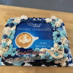 Cake-A-Boo - Grand Opening sheet cake