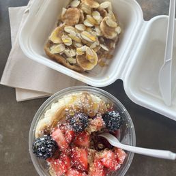 Cinnamon Toast Crunch and The OG Acai Smoothie Bowl add peanut butter