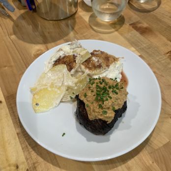 Well Done Cooking Classes - Steak Oscar and Potatoes au Gratin - Cooking Classes Near Me - Houston, Texas Well Done Cooking Classes - Steak Oscar and Potatoes au Gratin - Cooking Classes Near Me - Houston, Texas