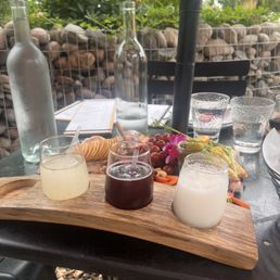 Slushie flight and charcuterie board. Slushie flight and charcuterie board.