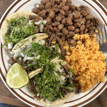 Tacos El Machin - Carne asada taco plate. - Tacos Near Me - Albany, Oregon