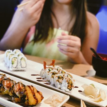 Sushi Vibe - California Roll, Shrimp Tempura Roll and Sweet Thang Roll with a side of Cucumber Salad (delicious!) - Sushi Bars Near Me - Phoenix, Arizona Sushi Vibe - California Roll, Shrimp Tempura Roll and Sweet Thang Roll with a side of Cucumber Salad (delicious!) - Sushi Bars Near Me - Phoenix, Arizona