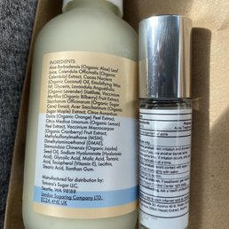 List of organic/holistic ingredients