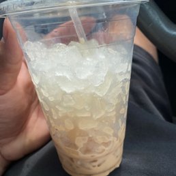 Asked for light ice