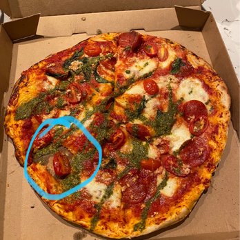 Blaze Pizza - Hole in my pizza - Salad Near Me - Paso Robles, California