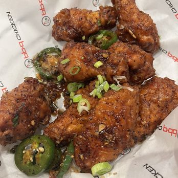 bb.q Chicken Temple City - Gangnam Style Wings (recommended by server) - Chicken Shop Near Me - Temple City, California bb.q Chicken Temple City - Gangnam Style Wings (recommended by server) - Chicken Shop Near Me - Temple City, California