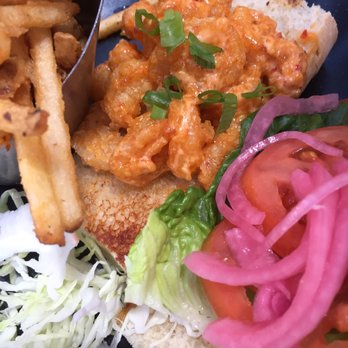 Down the Hatch Maui - Shimp Shrimp Po Boy - Seafood Near Me - Lahaina, Hawaii