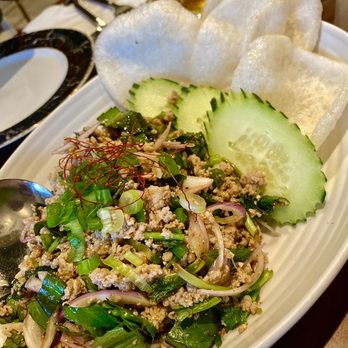 Hanuman Thai Eatery - Chicken Larb - Thai Near Me - Costa Mesa, California