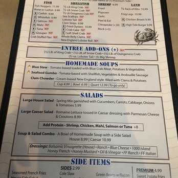 High Tide Harry's - Lunch menu as of 12/31/20 - Seafood Near Me - Orlando, Florida High Tide Harry's - Lunch menu as of 12/31/20 - Seafood Near Me - Orlando, Florida