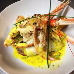 33 The Scullery - Fantastic fillet of Turbot, Scottish Langoustine & saffron butter sauce.
