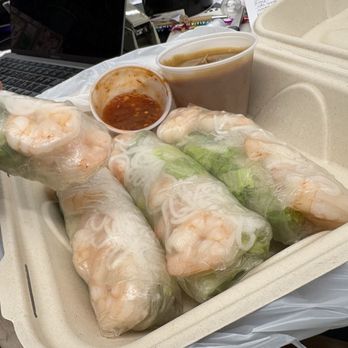 Kelly's Sandwiches and Drinks - Shrimp and peanut sauce - Bubble Tea Near Me - Santa Rosa, California