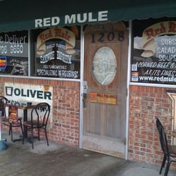 Red Mule Pub - Front door