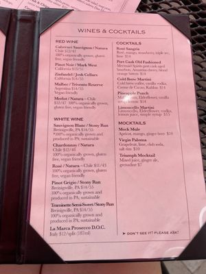Menu photo 5 Triumph Brewing Company New Hope, PA Menu photo 5 Triumph Brewing Company New Hope, PA