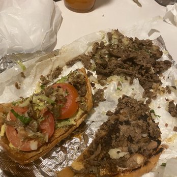 Tacos El Charly - Torta de Bistek with beans - Food Trucks Near Me - Austin, Texas Tacos El Charly - Torta de Bistek with beans - Food Trucks Near Me - Austin, Texas