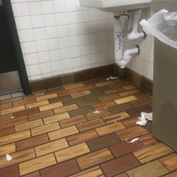 Filthy restroom Filthy restroom
