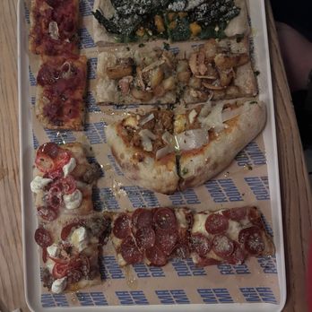 Roma Roma - The Rosa, Boar Bolognese, Kale Squash, Pepperoni, The Brooklyn, and Crispy Potato - Pizza Near Me - Seattle, Washington