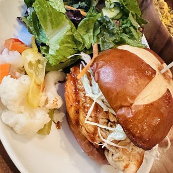 Take Care - Grilled Chicken Sandwich w/ Salad - part of $25 lunch special - New American Near Me - New York, New York Take Care - Grilled Chicken Sandwich w/ Salad - part of $25 lunch special - New American Near Me - New York, New York