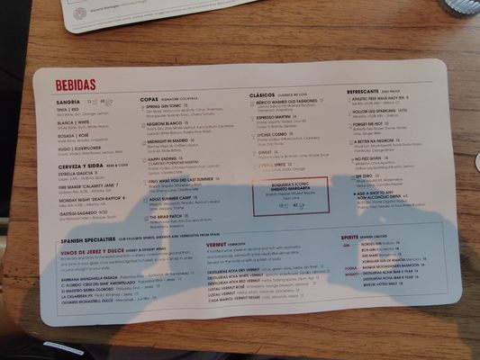 Menu photo 1 Boqueria Atlanta, GA