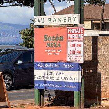 Pau Bakery - Outside signage - Bakeries Near Me - Lahaina, Hawaii Pau Bakery - Outside signage - Bakeries Near Me - Lahaina, Hawaii
