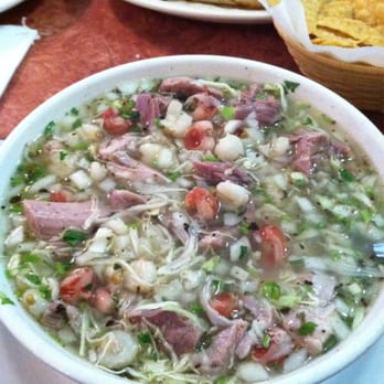 Jorge's El Tapatio - White pozole with fixins - Mexican Near Me - Tracy, California