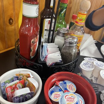 Janet's Cafe and Deli - Nicely stocked table. - New American Near Me - Santee, California