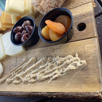 The Cellar Upstairs - Cheese board. Nice selection and very tasty. Baguette is amazing. - Wine Bars Near Me - St. Augustine, Florida