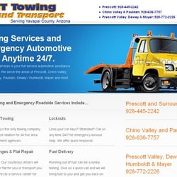 Tnt Towing Transport - TnTTowingAZ.com website