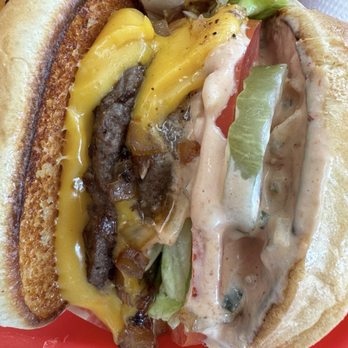 In-N-Out Burger - Animal Style Double Cheeseburger - Burgers Near Me - Garland, Texas In-N-Out Burger - Animal Style Double Cheeseburger - Burgers Near Me - Garland, Texas