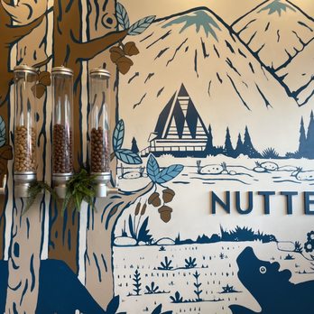 NUTTEA - a mural of a bear and a bear cub - Vegan Near Me - Vancouver, British Columbia