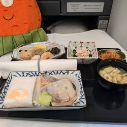 All Nippon Airways - Japanese meal