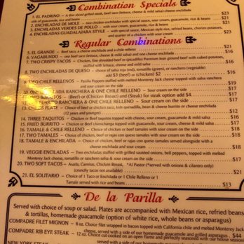 El Compadre - Menu 7/19/22 - Mexican Near Me - Los Angeles, California